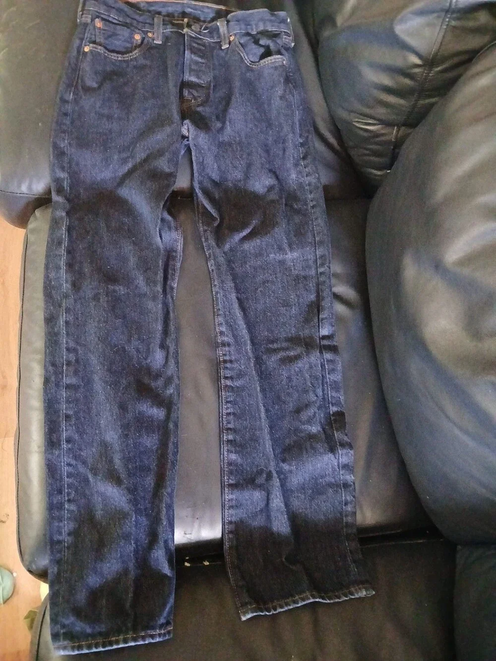 Levi’s 501 Original Men’s 30x32 Dark Wash Straight Leg Jeans